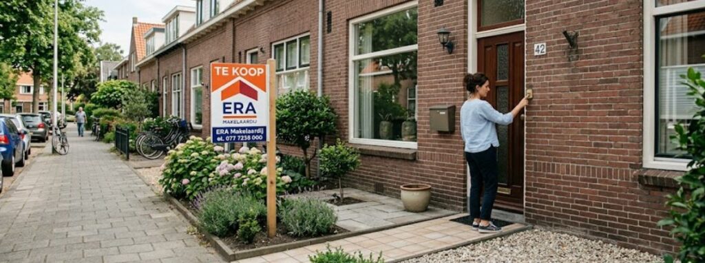Aanbellen bij te koop huis